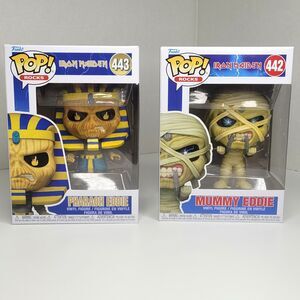 Iron Maiden Eddie Funko Pop Bundle Mummy & Pharaoh New 2024